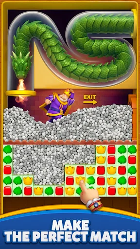 Royal Match डाउनलोड करें – किंग रॉबर्ट के महल को सजाएं और पहेलियाँ सुलझाएं - Screenshot 10