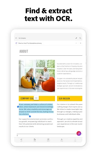 Adobe Scan PDF स्कैनर डाउनलोड करें – OCR के साथ दस्तावेज़ स्कैन करें - Screenshot 13