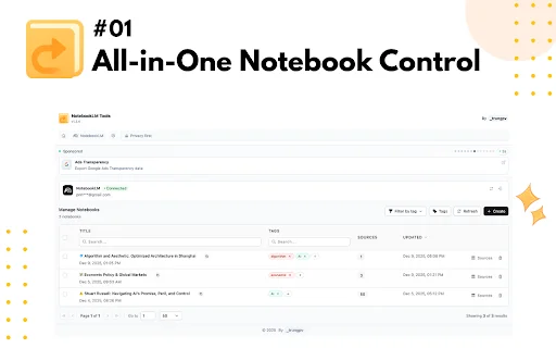 NotebookLM Tools डाउनलोड करें: अपने वर्कफ़्लो को आसान बनाएं - Screenshot 1