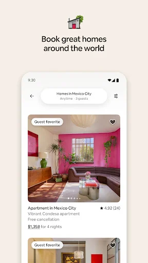 Airbnb ऐप डाउनलोड करें – घर और अनुभव बुक करें | Android - Screenshot 2