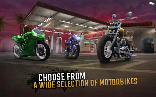 Moto Rider GO: Highway Traffic डाउनलोड करें – बेस्ट बाइक रेसिंग गेम - Screenshot 2