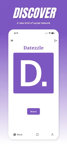 Datezzle डाउनलोड करें – असली कनेक्शन के लिए बेहतरीन डेटिंग ऐप - Screenshot 1