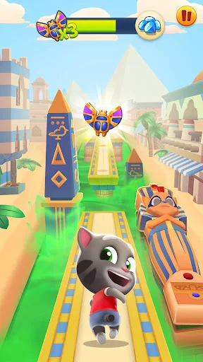 Talking Tom Gold Run डाउनलोड करें – शानदार एंडलेस रनर गेम - Screenshot 1