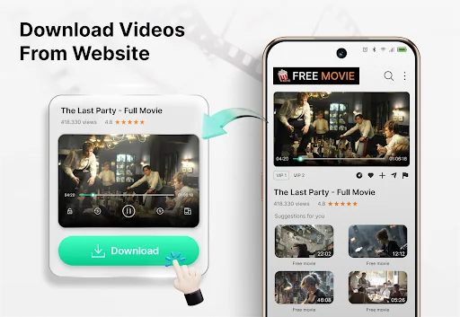 All Video Downloader डाउनलोड करें – उच्च गुणवत्ता में वीडियो सेव करें - Screenshot 1