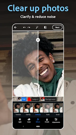 Photoshop Express फोटो एडिटर डाउनलोड करें – बेहतरीन मोबाइल एडिटिंग - Screenshot 5