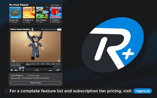 RoPro डाउनलोड करें – अपने Roblox गेमिंग अनुभव को बढ़ाएं - Screenshot 5