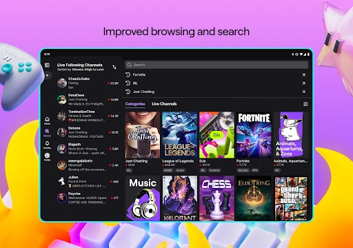 Twitch डाउनलोड करें: लाइव स्ट्रीमिंग और गेमिंग का आनंद लें – Android के लिए - Screenshot 14