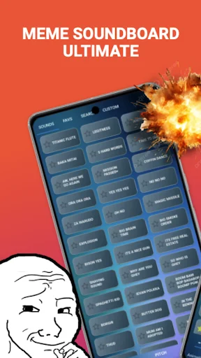 MEME Soundboard 2026 Ultimate डाउनलोड करें – बेहतरीन मीम साउंड्स - Screenshot 13