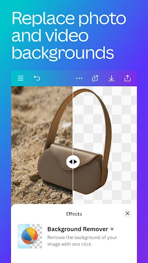 Canva App डाउनलोड करें – AI Photo & Video Editor मोबाइल के लिए - Screenshot 3