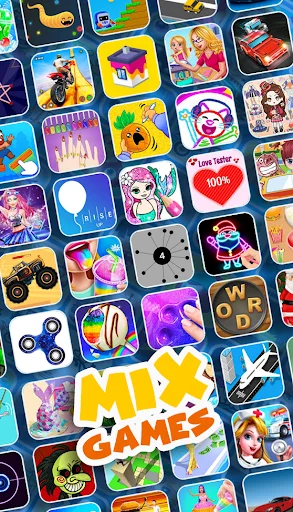 All Games in one app: Mix Game डाउनलोड करें – सभी गेम एक ऐप में - Screenshot 1