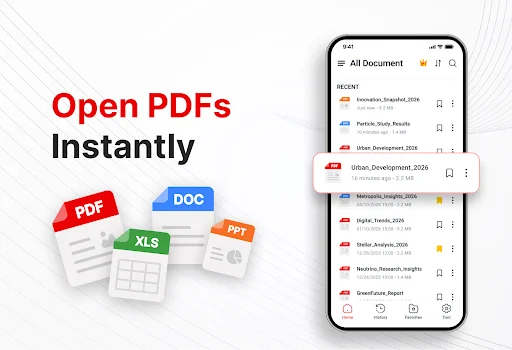 PDF Viewer – PDF Reader Tool डाउनलोड करें – बेहतरीन डॉक्यूमेंट मैनेजर - Screenshot 1
