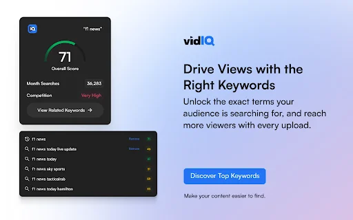 vidIQ Vision for YouTube डाउनलोड करें – चैनल बढ़ाएं और व्यूज पाएं - Screenshot 4