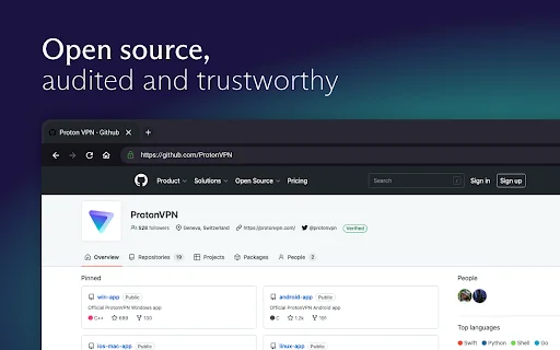 Proton VPN डाउनलोड करें – सुरक्षित और तेज़ VPN एक्सटेंशन - Screenshot 5