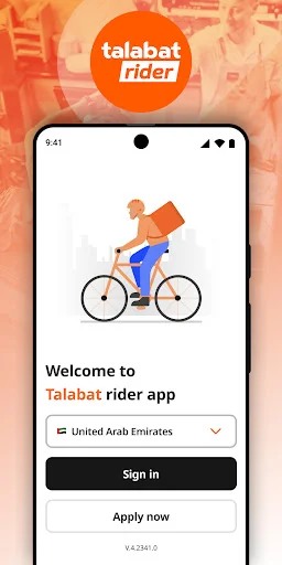 Talabat Rider ऐप डाउनलोड करें – अपनी शिफ्ट चुनें और अधिक कमाएं - Screenshot 1