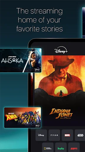Disney+ डाउनलोड करें – अपनी पसंदीदा फिल्में और शो देखें - Screenshot 1