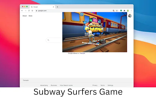 Subway Surfers Chrome Extension डाउनलोड करें – बेस्ट एंडलेस रनर गेम - Screenshot 1