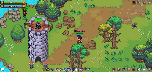 Definya: 2D MMORPG डाउनलोड करें – बेहतरीन पिक्सेल RPG गेम - Screenshot 11