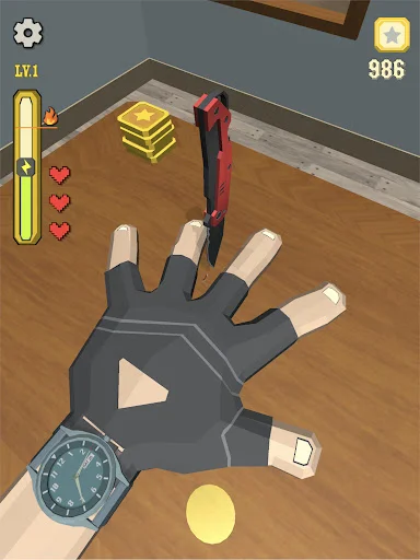 Knife Finger Game डाउनलोड करें – रोमांचक Five Finger Fillet गेम - Screenshot 17