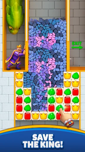 Royal Match डाउनलोड करें – किंग रॉबर्ट के महल को सजाएं और पहेलियाँ सुलझाएं - Screenshot 11
