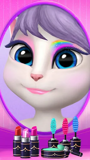 My Talking Angela डाउनलोड करें – बच्चों और बड़ों के लिए प्यारा वर्चुअल पेट गेम - Screenshot 10