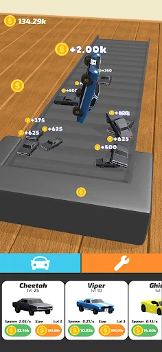 Idle Treadmill 3D डाउनलोड करें – मज़ेदार कार क्रैश सिमुलेशन गेम - Screenshot 8