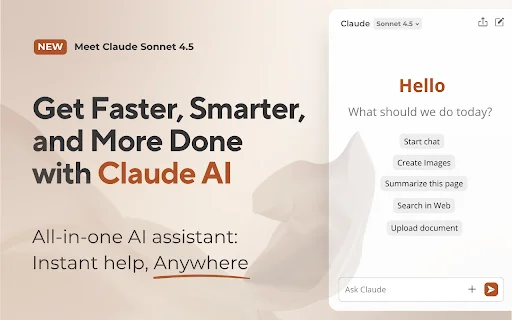 AI Assistant डाउनलोड करें – क्रोम के लिए स्मार्ट AI टूल और उत्पादकता - Screenshot 1