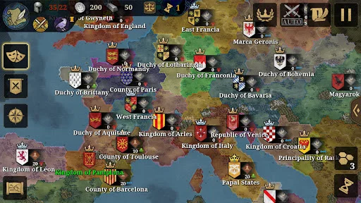 European War 7: Medieval डाउनलोड करें – बेहतरीन रणनीति गेम - Screenshot 1