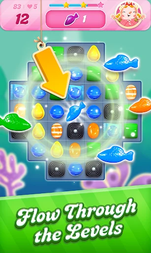 Candy Crush Saga डाउनलोड करें – मज़ेदार पहेली गेम मुफ्त में खेलें - Screenshot 4