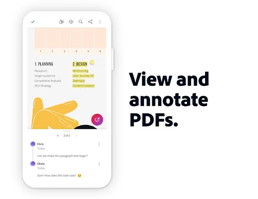 Adobe Acrobat Reader डाउनलोड करें – PDF एडिट और स्कैन करें - Screenshot 5