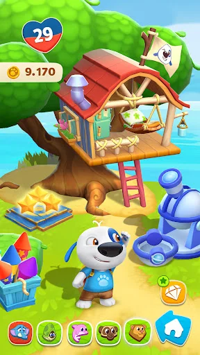 My Talking Hank: Islands डाउनलोड करें – नया एडवेंचर और पेट केयर - Screenshot 18