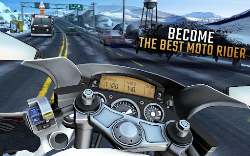 Moto Rider GO: Highway Traffic डाउनलोड करें – बेस्ट बाइक रेसिंग गेम - Screenshot 13