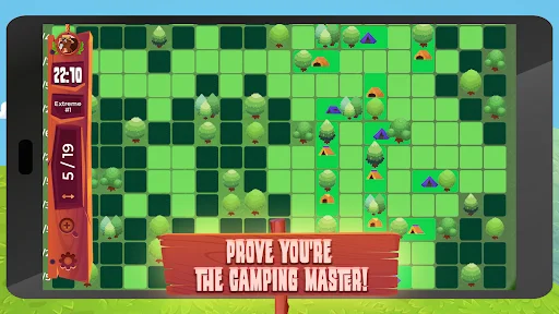 Real Tents & Trees डाउनलोड करें – बेहतरीन लॉजिक पज़ल गेम - Screenshot 1