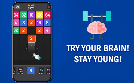 Number Games – 2048 Blocks डाउनलोड करें – बेहतरीन पहेली गेम - Screenshot 8