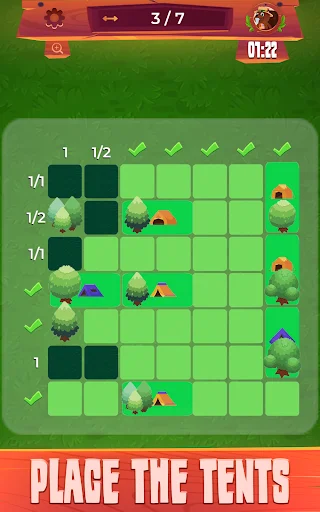 Real Tents & Trees डाउनलोड करें – बेहतरीन लॉजिक पज़ल गेम - Screenshot 11
