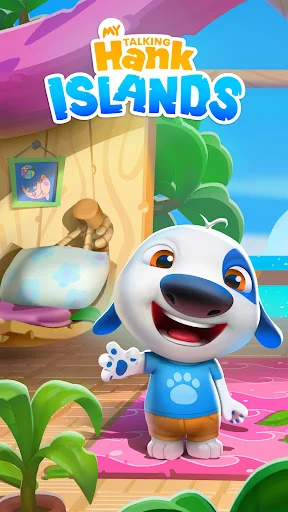 My Talking Hank: Islands डाउनलोड करें – नया एडवेंचर और पेट केयर - Screenshot 8