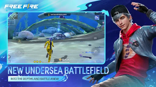 Free Fire: Undersea Mystery डाउनलोड करें – बेस्ट सर्वाइवल शूटर गेम - Screenshot 3