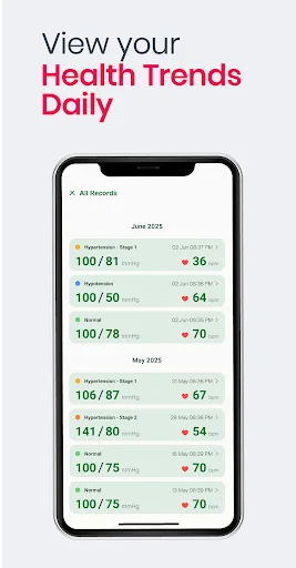 Blood Pressure App डाउनलोड करें – BP Logger के साथ स्वस्थ रहें - Screenshot 13