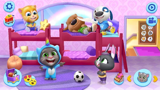 My Talking Tom Friends डाउनलोड करें – बच्चों के लिए मजेदार गेम - Screenshot 2