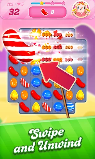 Candy Crush Saga डाउनलोड करें – मज़ेदार पहेली गेम मुफ्त में खेलें - Screenshot 3