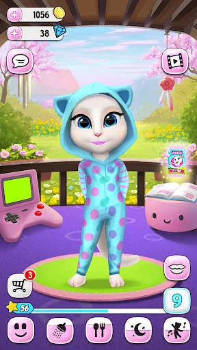 My Talking Angela डाउनलोड करें – बच्चों और बड़ों के लिए प्यारा वर्चुअल पेट गेम - Screenshot 14