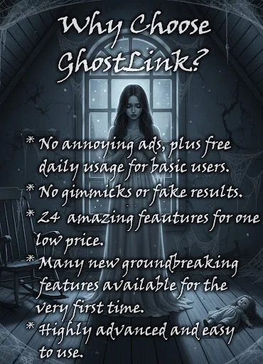 GhostLink Paranormal Toolkit डाउनलोड करें – बेहतरीन भूतिया जांच ऐप - Screenshot 1