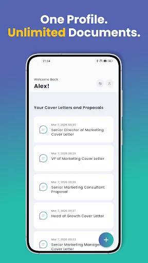 Proposaic: Cover Letter Writer डाउनलोड करें – AI जॉब आवेदन - Screenshot 5