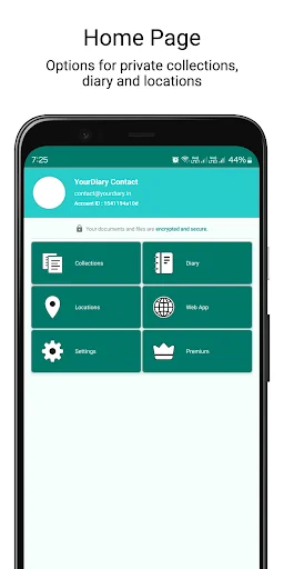 YourDiary AI डाउनलोड करें – सुरक्षित और एन्क्रिप्टेड डिजिटल डायरी - Screenshot 1