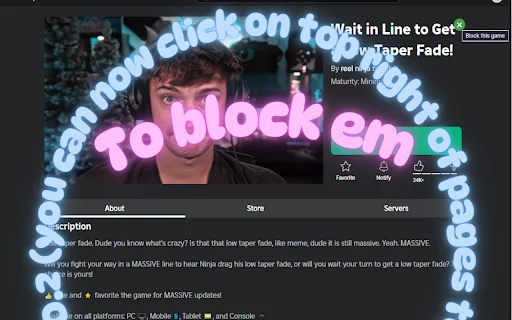 Roblox Game Blocker डाउनलोड करें – अवांछित गेम्स को ब्लॉक करें - Screenshot 4