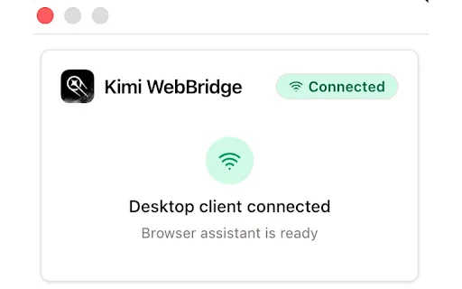 Kimi WebBridge डाउनलोड करें – AI एजेंट के लिए बेहतरीन वेब ऑटोमेशन टूल - Screenshot 1
