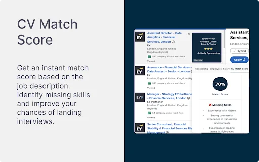 UK Visa Sponsorship Checker डाउनलोड करें – AI से नौकरी खोजें - Screenshot 3