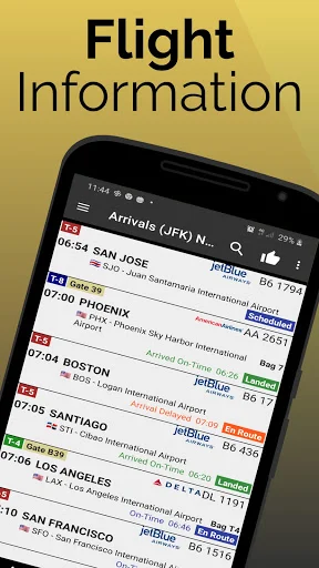 Bristol Airport Flight Info डाउनलोड करें – लाइव फ्लाइट स्टेटस अपडेट - Screenshot 1