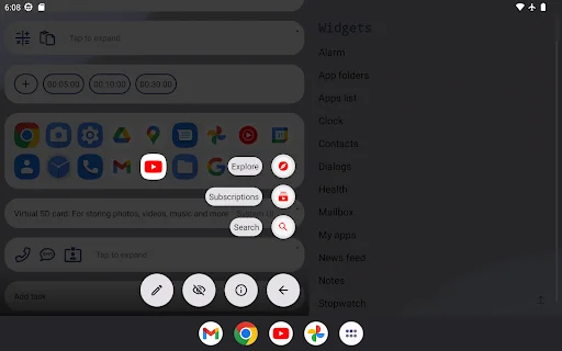 AIO Launcher डाउनलोड करें – सबसे तेज़ और कस्टमाइज़ेबल होम स्क्रीन - Screenshot 15
