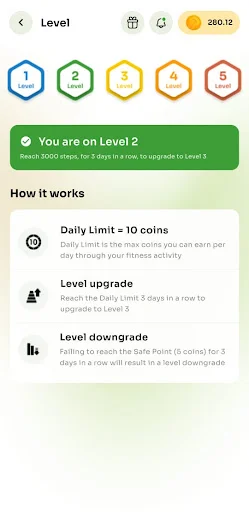 Walk Wallet डाउनलोड करें – अपने कदमों को ट्रैक करें और रिवॉर्ड्स कमाएं - Screenshot 4