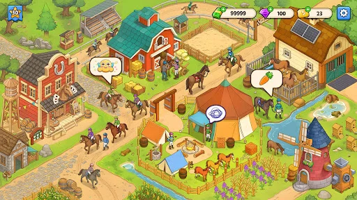 Horse Master डाउनलोड करें – घोड़ों को पालें और रेसिंग के दिग्गज बनें - Screenshot 19
